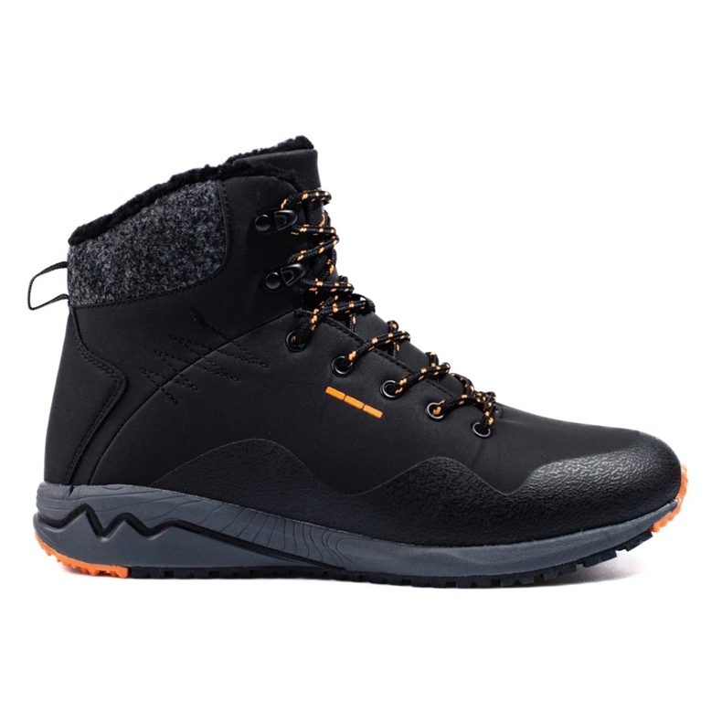 Calde scarpe alte da trekking da uomo Dk nero