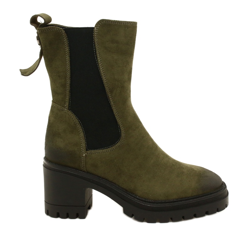 Vinceza Stivaletti Da Donna In Pelle Scamosciata, Verde