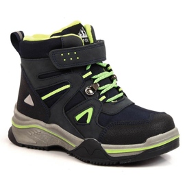 Scarpe isolate con lana di pecora News Jr. EVE383B blu navy