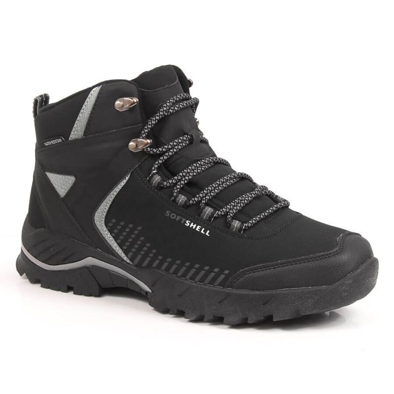 Mikasa Stivali da trekking impermeabili ad alto isolamento McKeylor M JAN169 nero