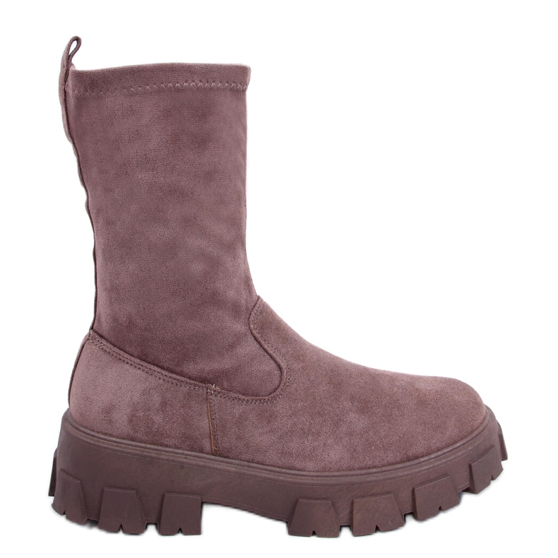 PA1 Stivali bassi Phyllis Khaki scamosciati beige