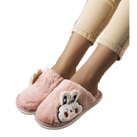 Morbide pantofole Half Bunny rosa chiaro
