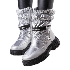 Stivali da neve argento LoveXsnow