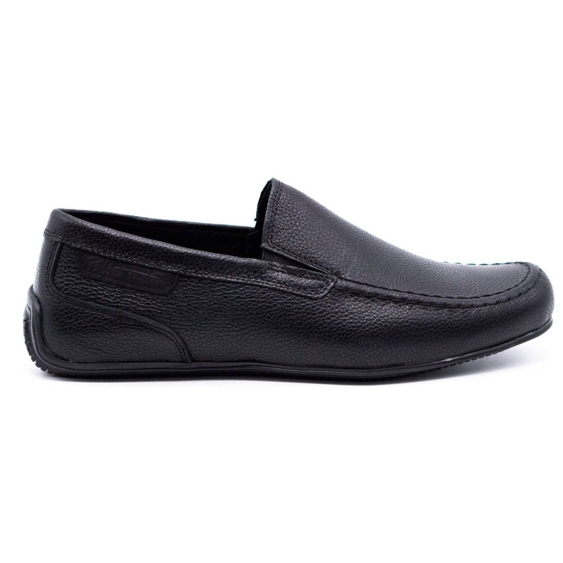 Polbut Mocassini uomo in pelle 2105 grana nera nero