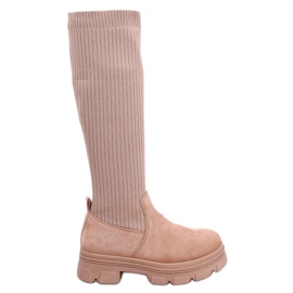 BM Stivaletti a calzino Janelle Khaki beige