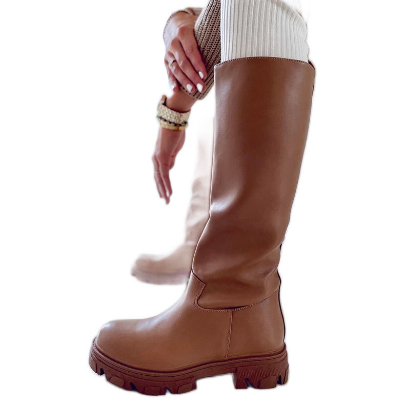Stivali da equitazione da donna Powell Khaki beige
