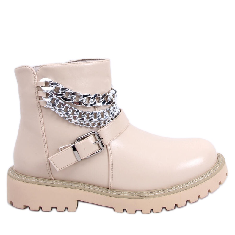 BM Stivali con catena Marvin Beige