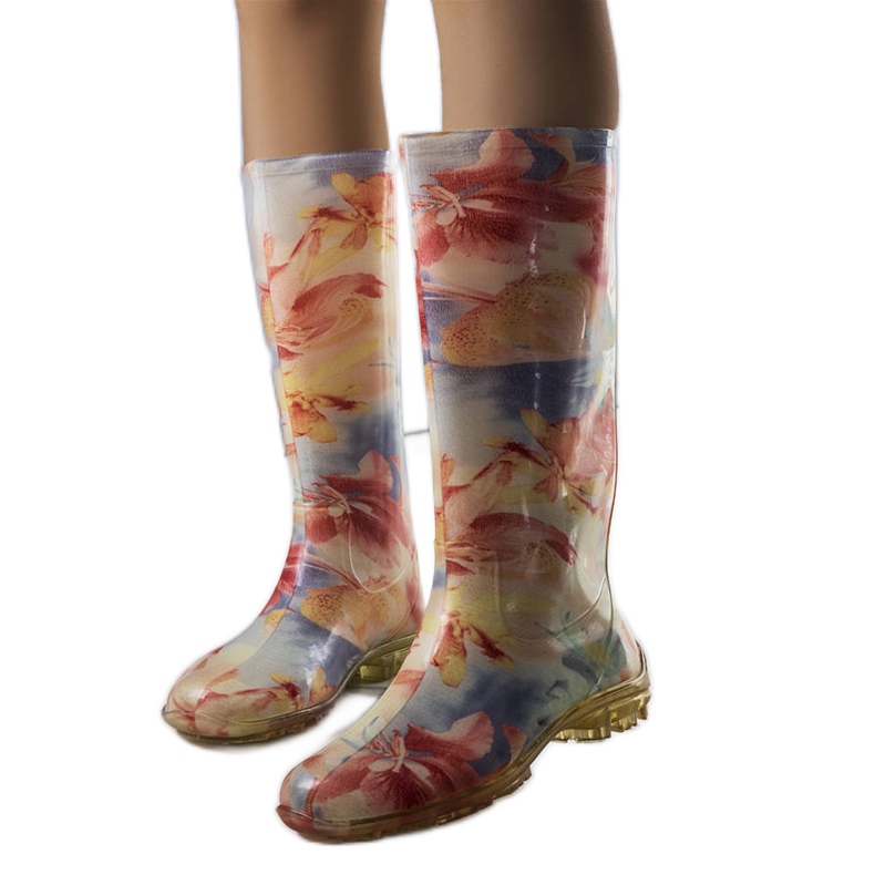 Stivali alti blu e rosa di Pimen