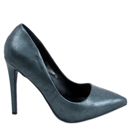 BM Leda Green tacchi alti da donna nero verde