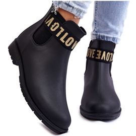 PA1 Stivali da pioggia Slip-on da donna neri Joline nero