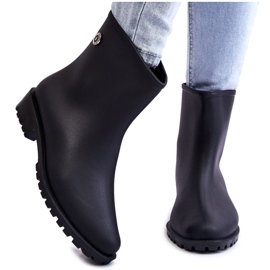 Stivali da pioggia classici slip-on da donna neri Floriana nero