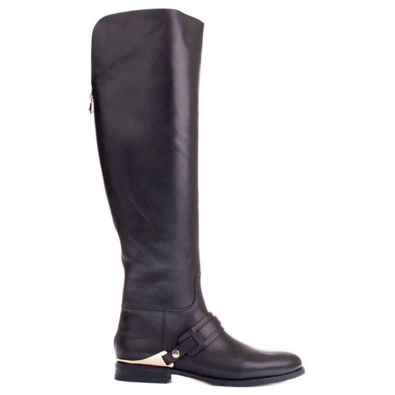 Marco Shoes Stivali in pelle con decorazione nero