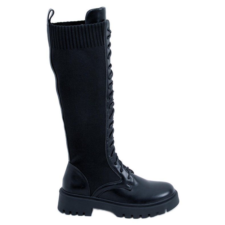 PA1 Stivaletti con tomaia elastica di Barton Black nero