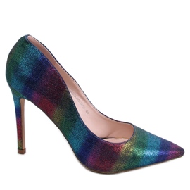 PA1 Halsey Colorate décolleté iridescenti da donna viola blu rosa multicolore verde