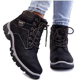 PA1 Stivali Trapper da donna Warm Zipper Black Jake nero
