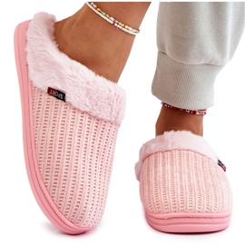 Pantofole Slip-On Isolate Da Donna Con Pelliccia Rosa Leriss