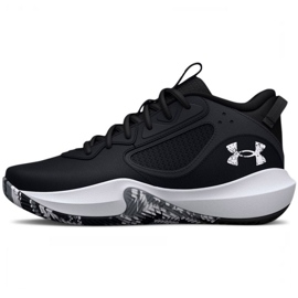 Under Armour Gs Lockdown 6 Jr. 3025617 001 scarpe da basket nero nero