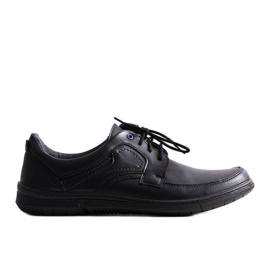 Lukio scarpe nere da uomo nero