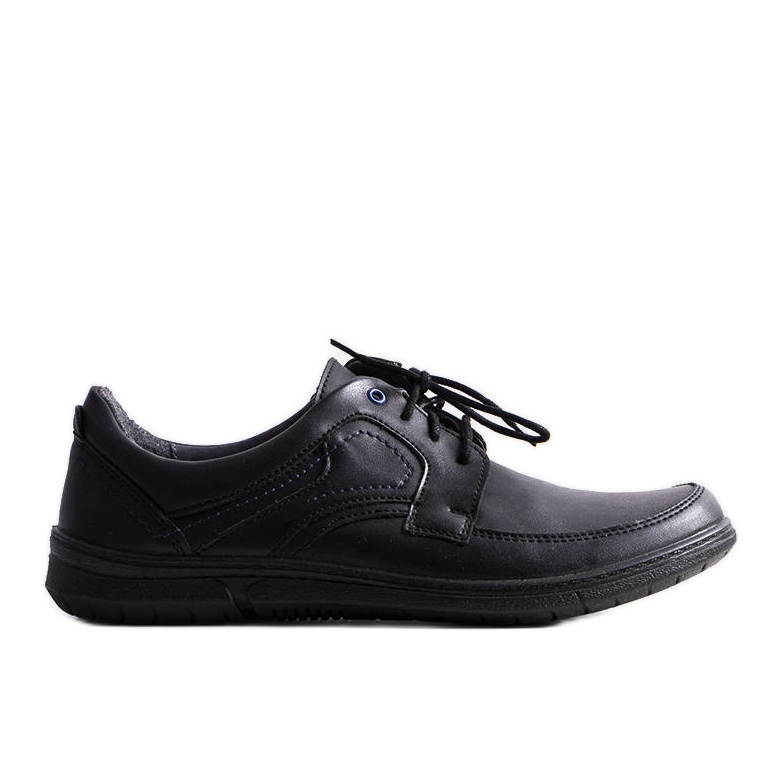 Lukio scarpe nere da uomo nero