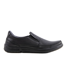 BM Scarpe slip-on nere da uomo di Lazar nero