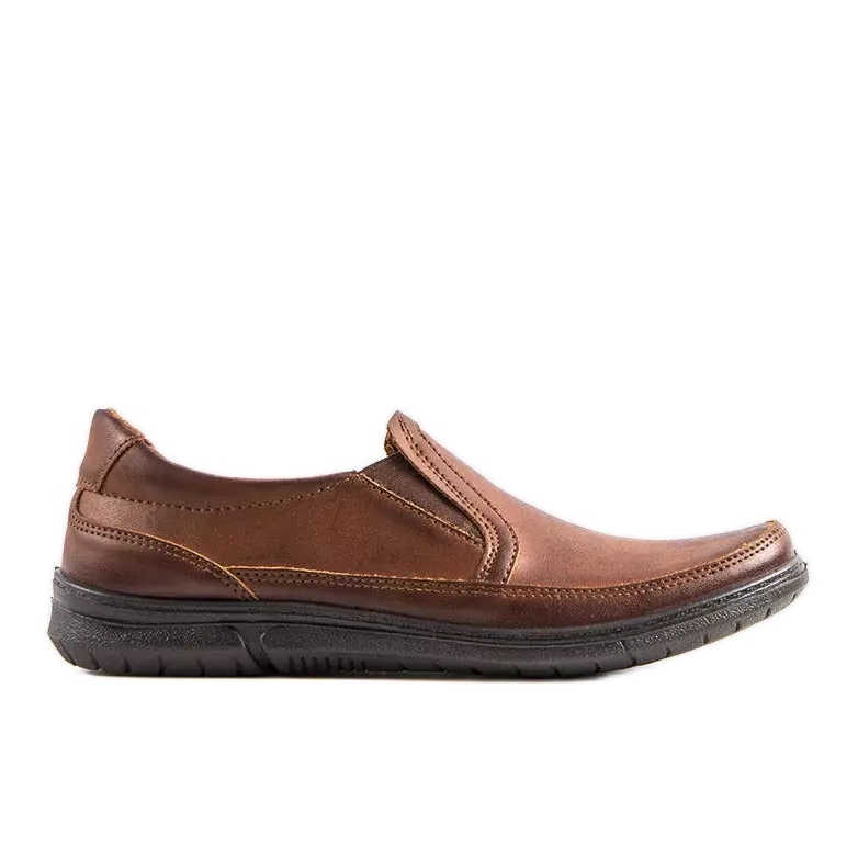 BM Scarpe slip-on marroni da uomo di Lazar marrone