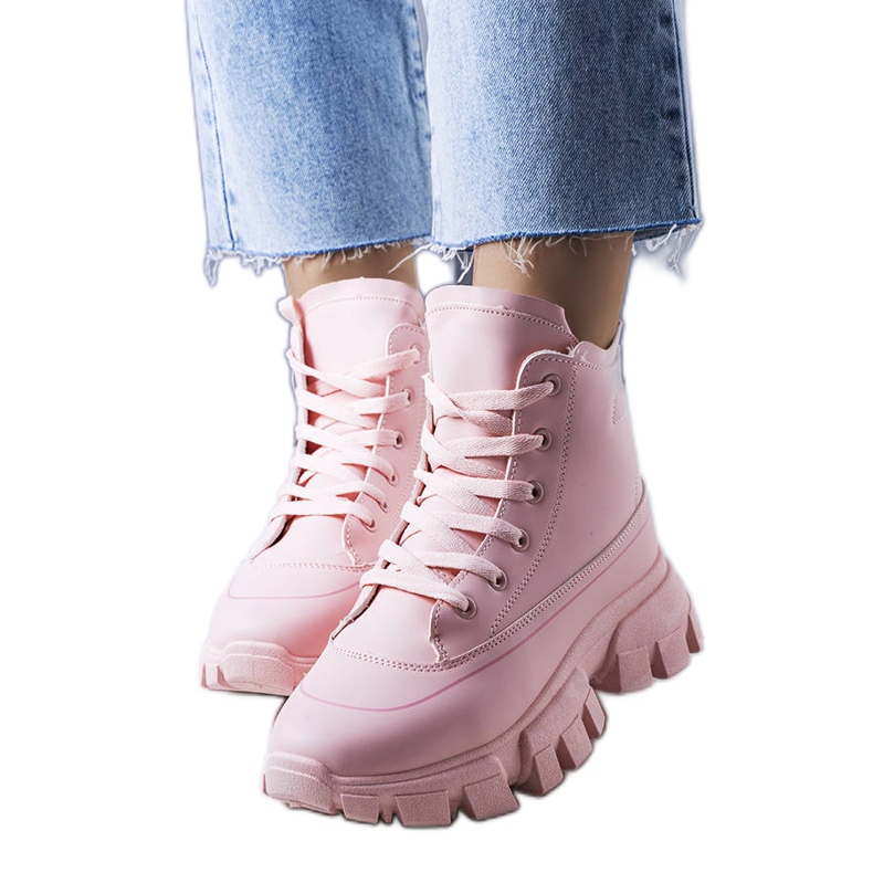 BM Scarponcini da trekking da donna Nurbi beige rosa