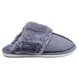 Pantofole isolate da uomo blu navy Marcus