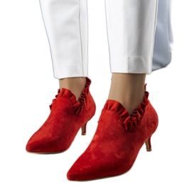 BM Décolleté rosse con tomaia Gavri rosso
