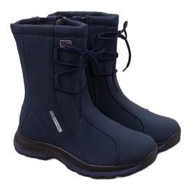 Stivali da neve impermeabili da donna, blu navy DK