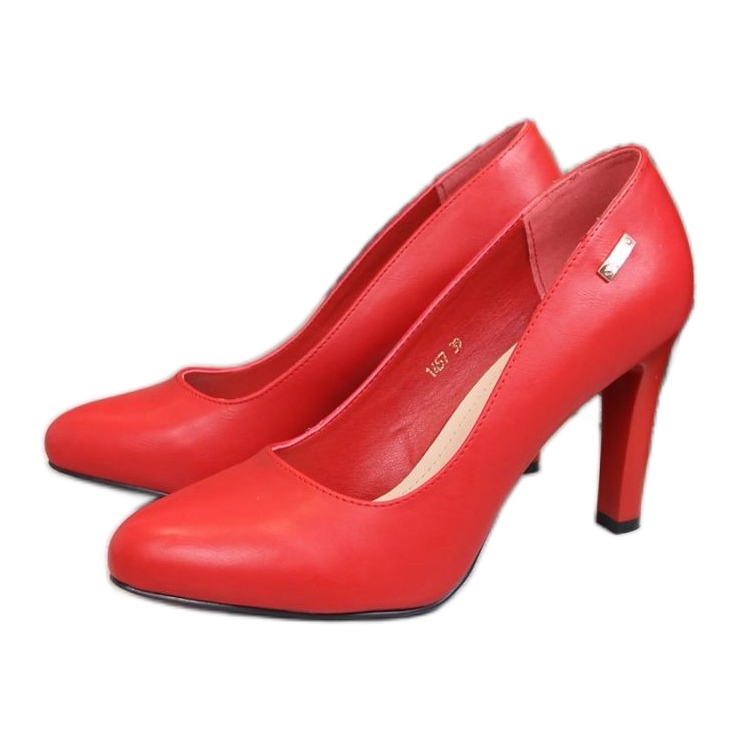 Décolleté con tacco Sergio Leone W SK3AF rosso