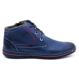 Polbut 339 stivali invernali da uomo blu navy