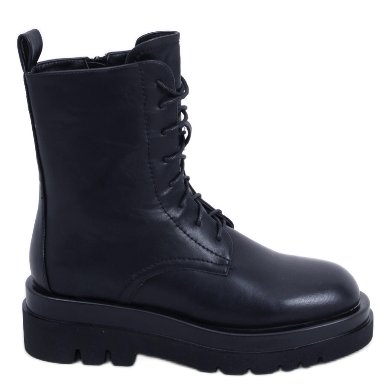 Stivali a suola alta West Black nero
