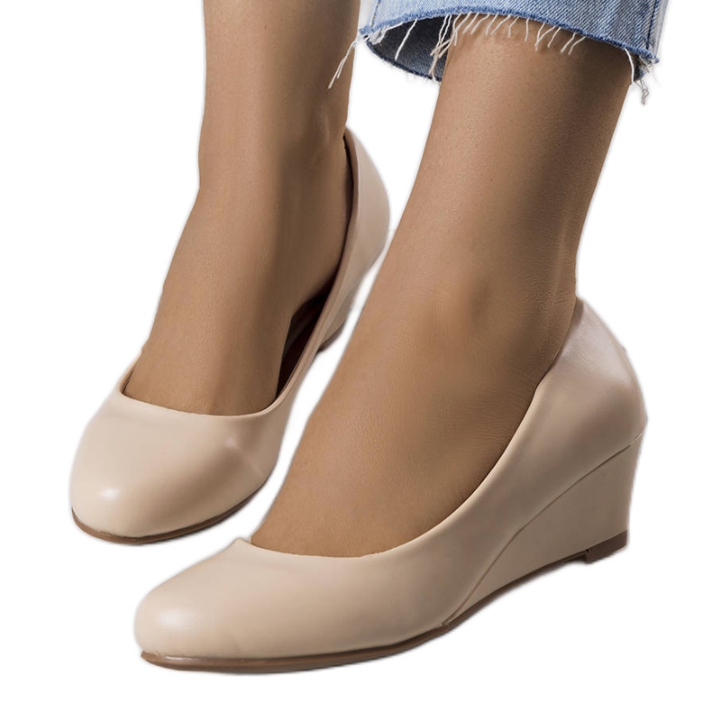 PA1 Décolleté con zeppa beige di Arlai