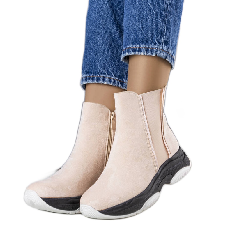 PA1 Stivali isolanti beige di Roussy