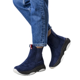 Stivali isolanti blu navy di Takani
