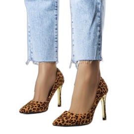 BM Décolleté leopardate marrone Centi