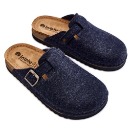 Pantofole preventive da donna Inblu DJ-07-041 blu navy