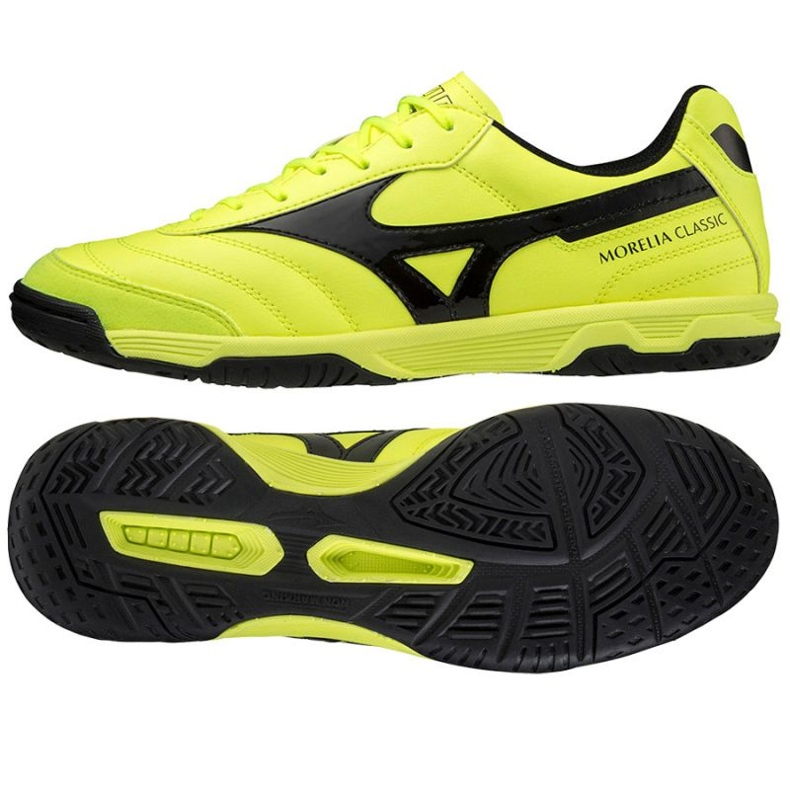 Scarpe da calcio Mizuno Morelia Sala Classic In Q1GA220245 giallo gialli