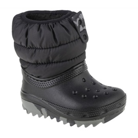 Scarpe Crocs Classic Neo Puff Boot Bambino 207683-001 nero