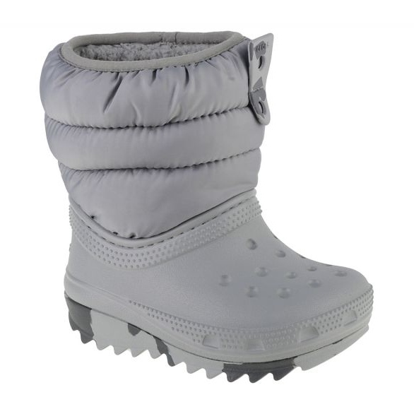 Scarpe Crocs Classic Neo Puff Boot Bambino 207683-007 grigio