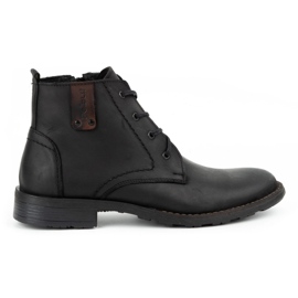 Polbut Scarpe isolanti da uomo in pelle C20F nere nero