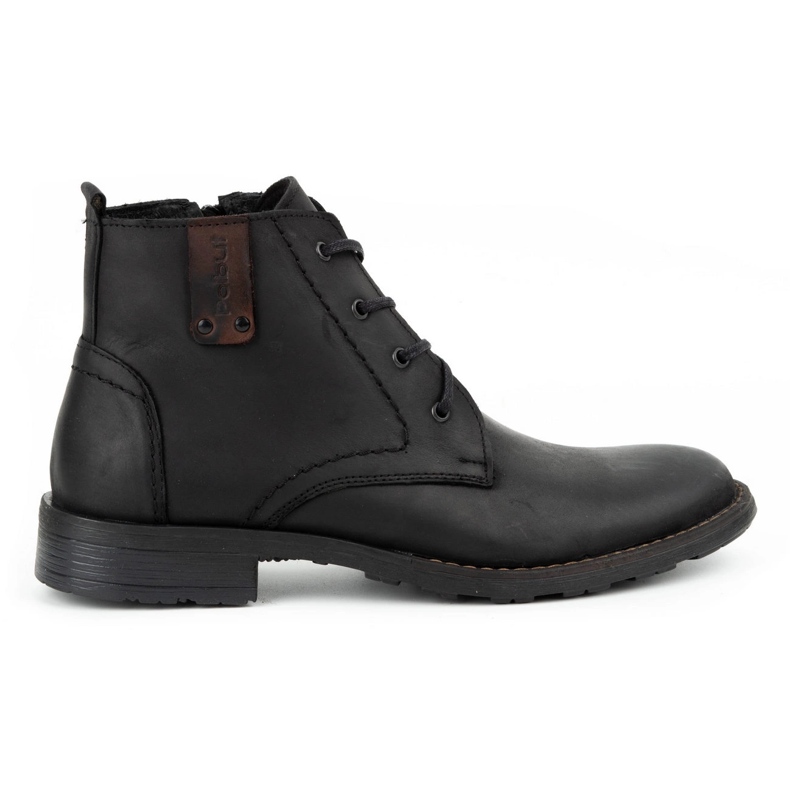 Polbut Scarpe isolanti da uomo in pelle C20F nere nero