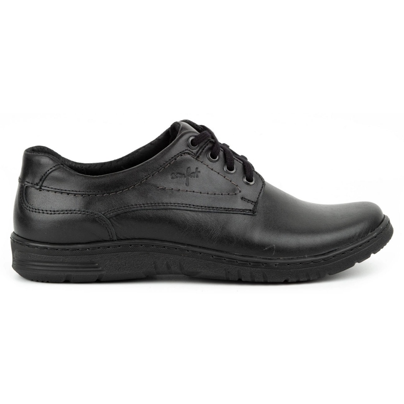 KOMODO Scarpe casual da uomo in pelle 921K nere nero