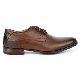 Olivier Scarpa formale da uomo in pelle 850MA marrone