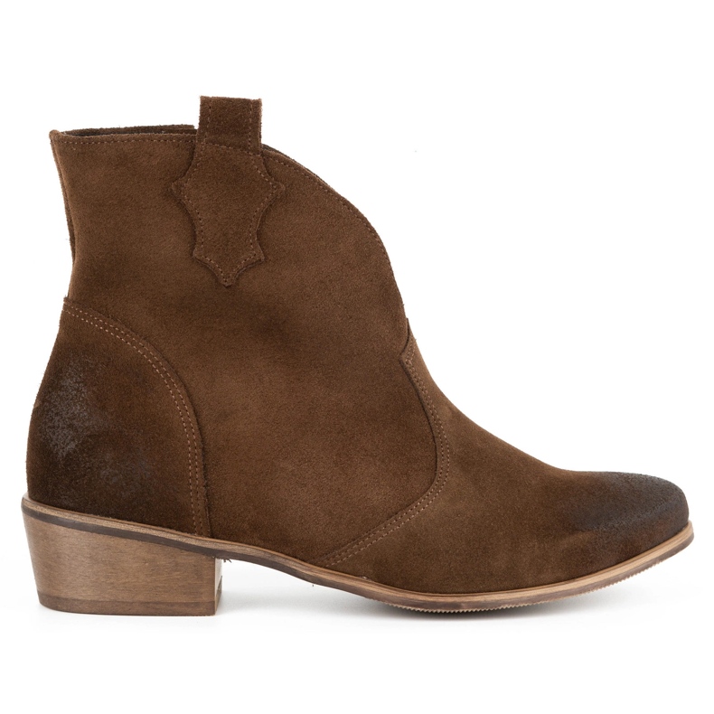 Exquisite Stivali da donna in pelle 1137 marrone