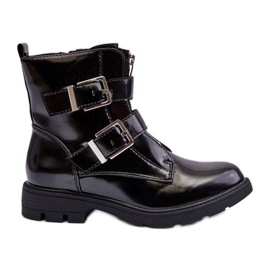 PG1 Stivali piatti con cerniera isolata da donna Black Joshie nero