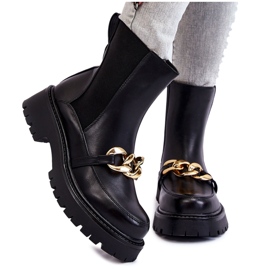 PG1 Stivali Caldi Da Donna Con Decorazione Frontale Black Tilda nero