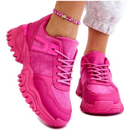 PG1 Scarpe Sportive alla Moda Sneakers Fucsia Frezio rosa