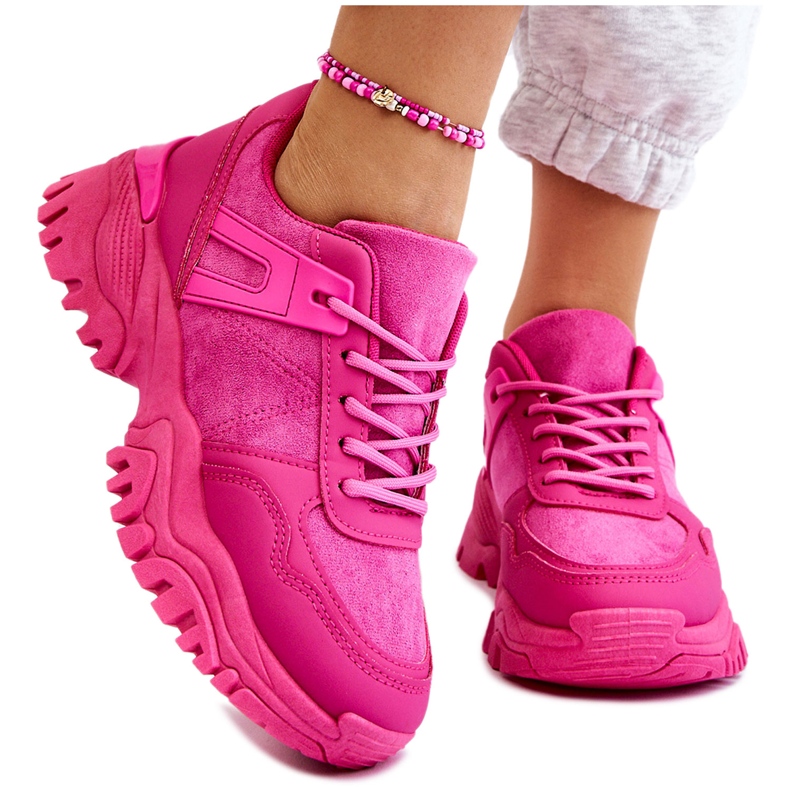 PG1 Scarpe Sportive alla Moda Sneakers Fucsia Frezio rosa