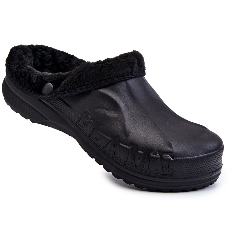 PM2 Ciabatte Crocs Warm da uomo Black Calmo nero
